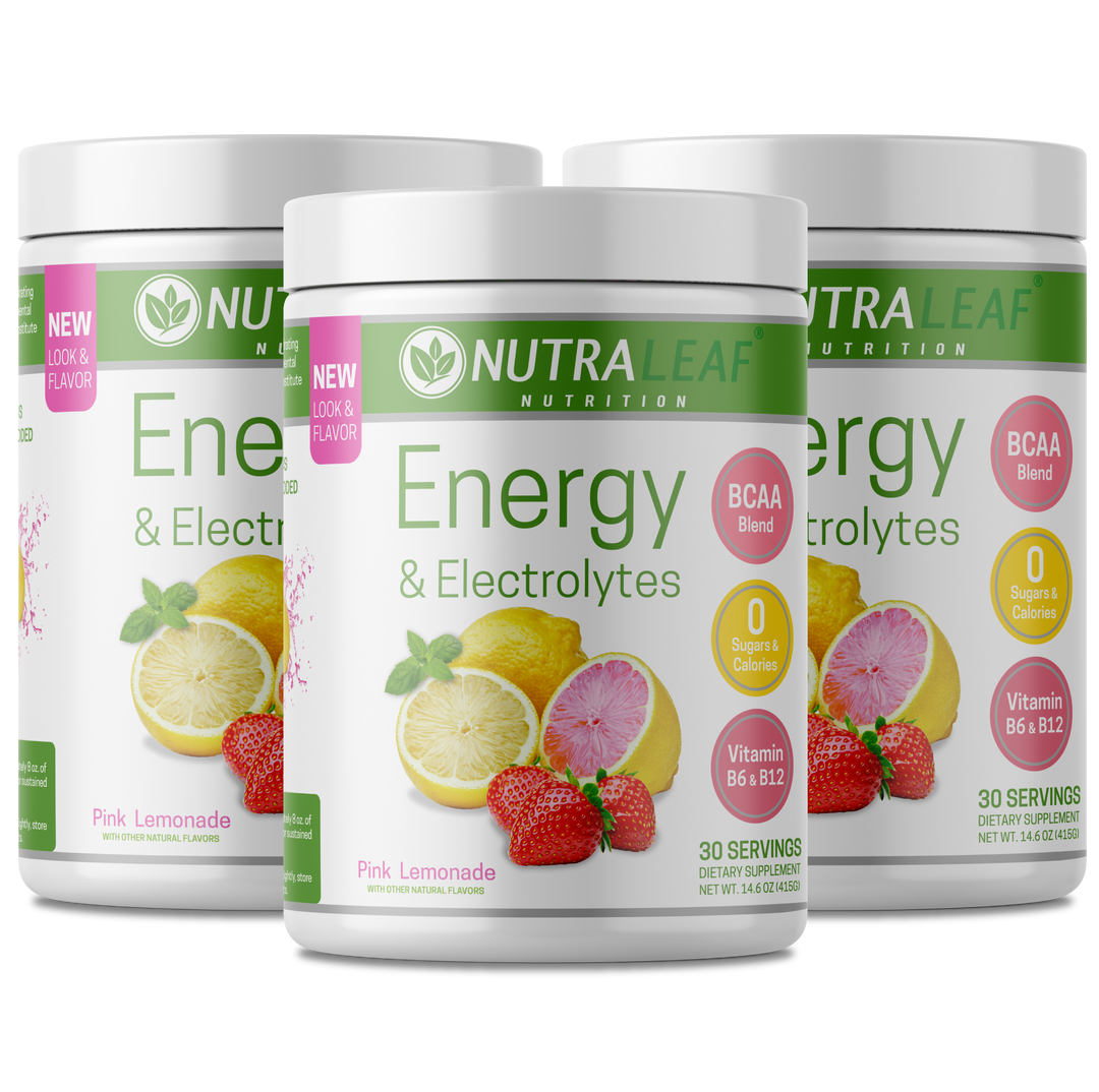 NutraLeaf® Energy + Electrolytes Pink Lemonade
