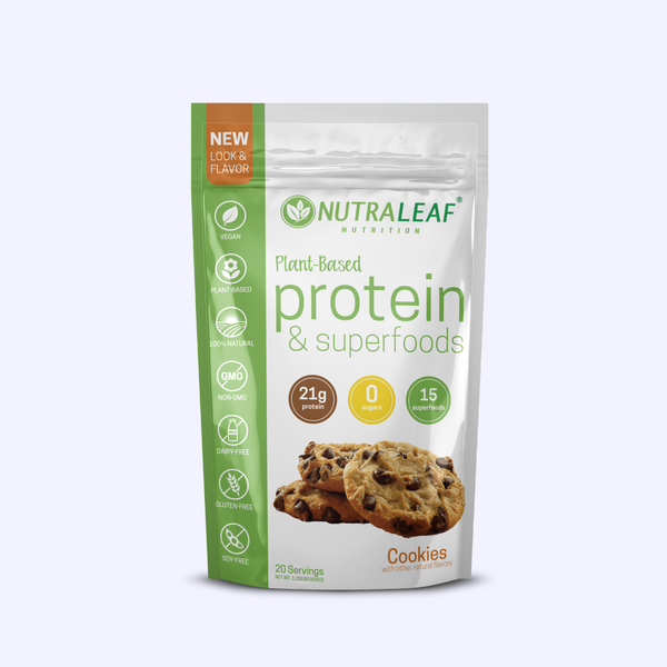 NutraLeaf® Vegan Protein + Superfoods – NutraLeaf Nutrition